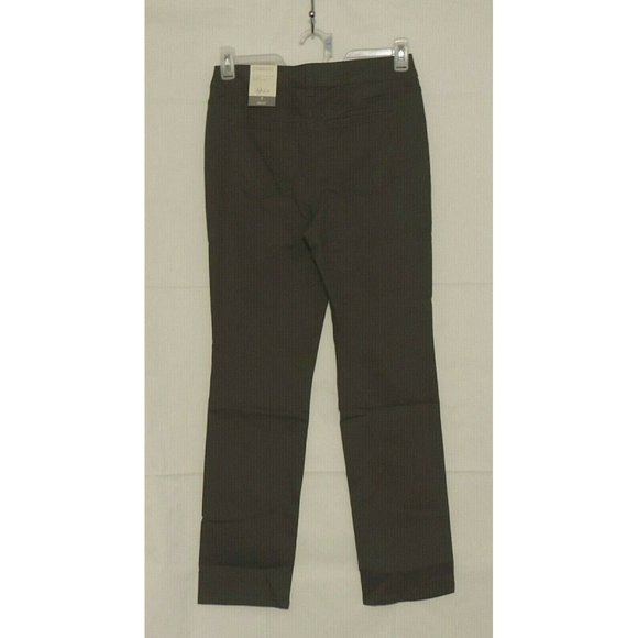 Style & Co Jeans Straight Leg size 6 New Deep Moss Green - Picture 2 of 2